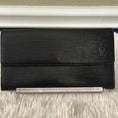 Load image into Gallery viewer, Sarah Wallet in Black Epi Leather