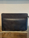 Load image into Gallery viewer, Pochette Homme in Black Epi Leather