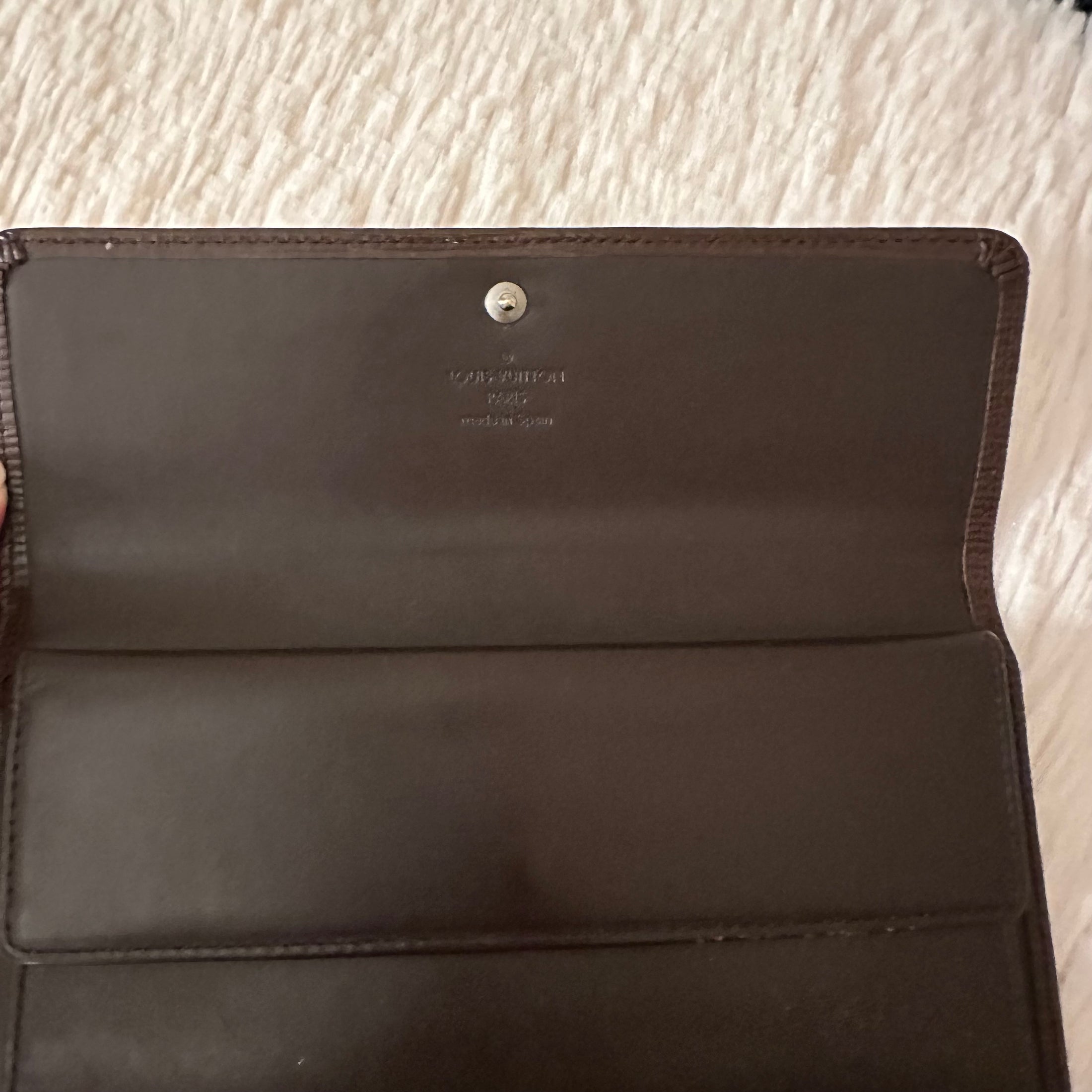 International Wallet in Brown Epi Leather