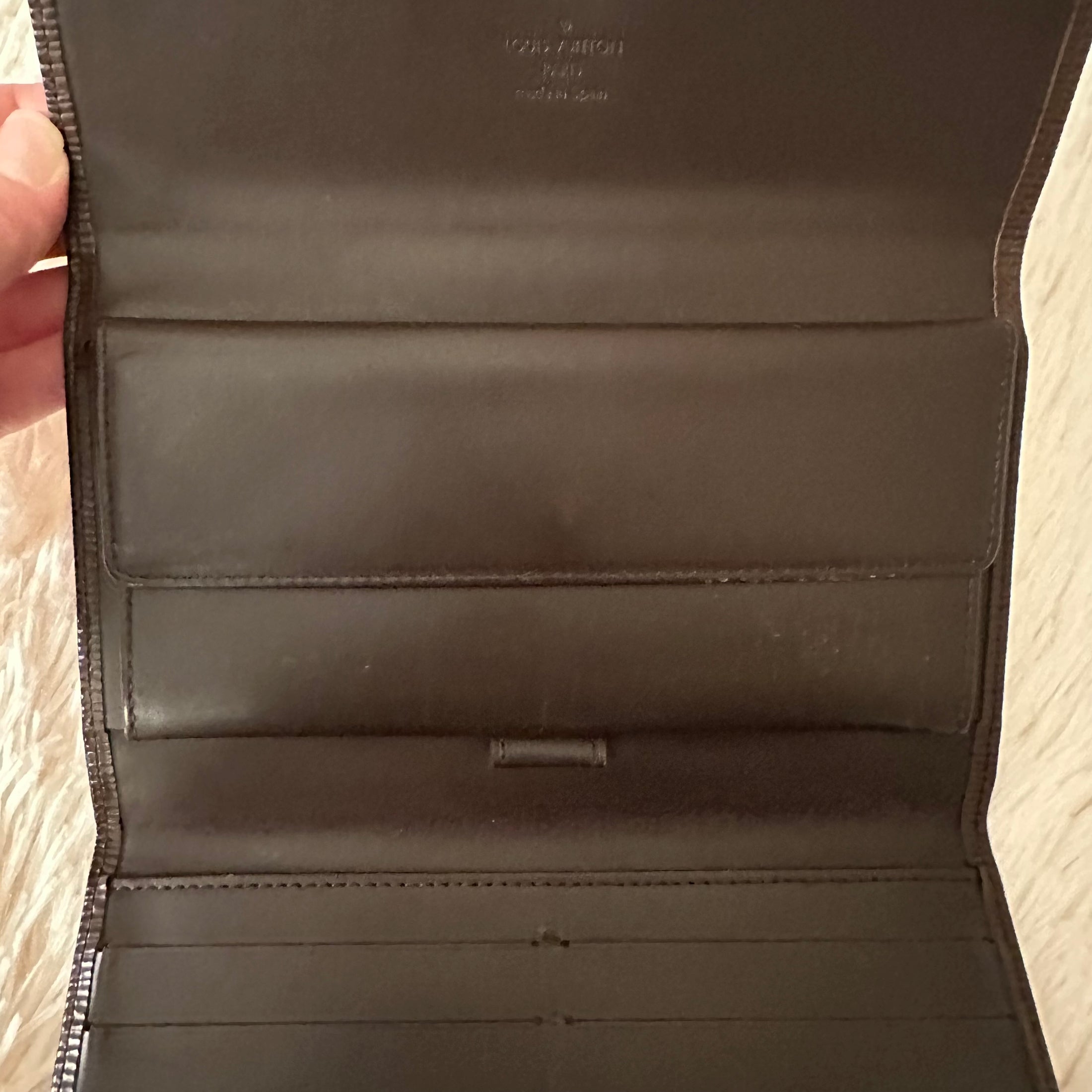 International Wallet in Brown Epi Leather