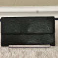 Load image into Gallery viewer, Sarah Wallet in Black Epi Leather
