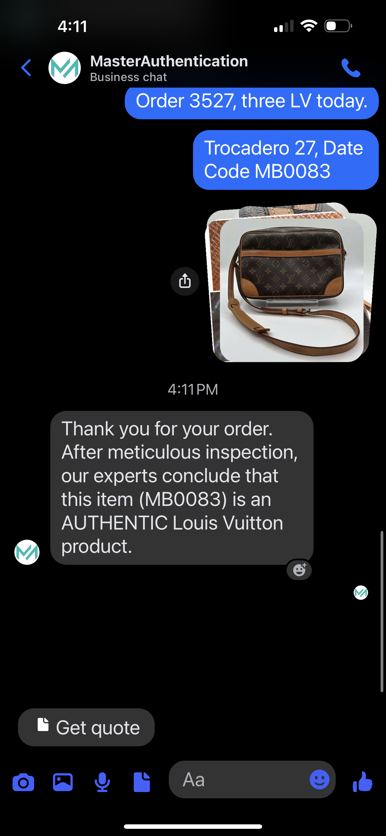 Trocadero 27 in Monogram