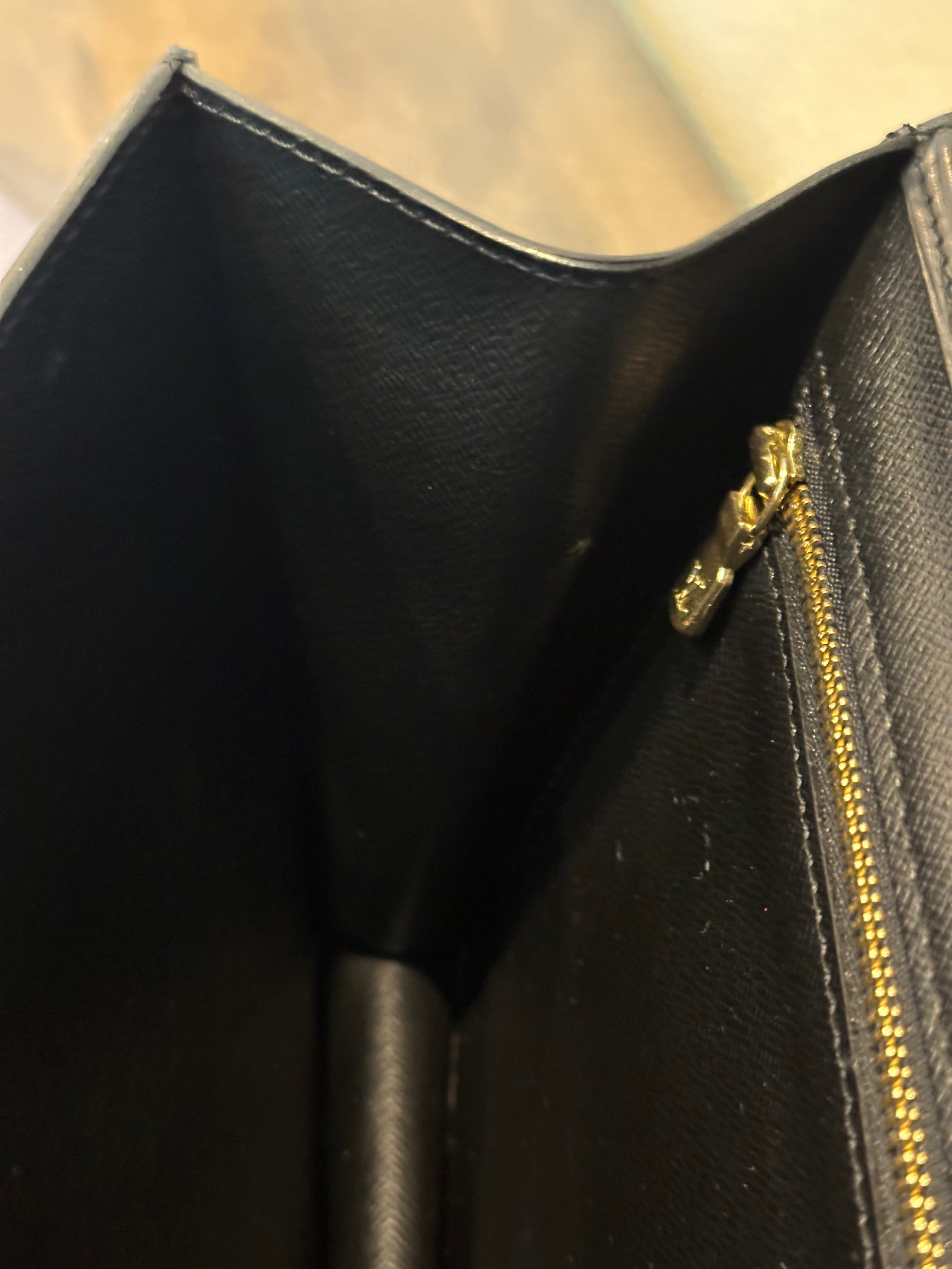 Montaigne 27 in Black Epi Leather