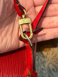 Load image into Gallery viewer, Pochette Accessoires in Red Epi
